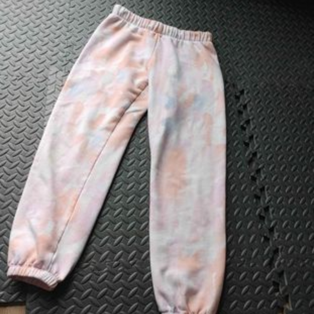 Lazy Pant Pastel Multi Coloured Sweatpants Sz M